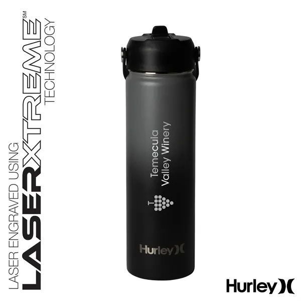 Hurley® Oasis 20 oz. Vacuum Insulated Water Bottle... from ASI 67866 Logomark/Valumark