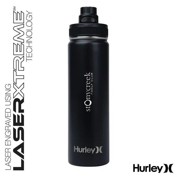 Hurley® Oasis 20 oz. Vacuum Insulated Water Bottle... from ASI 67866 Logomark/Valumark