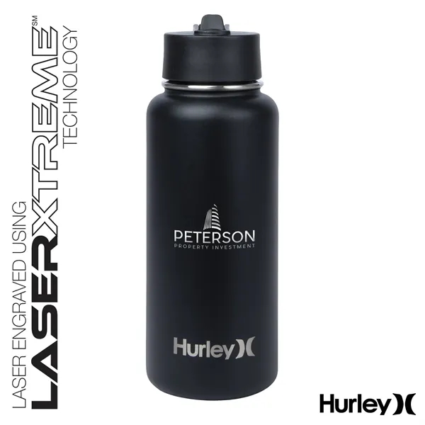 Hurley® Oasis 32 oz. Vacuum Insulated Water Bottle... from ASI 67866 Logomark/Valumark