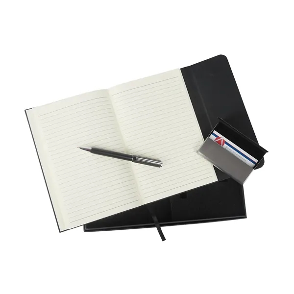 Regal Journal, Pen & Card Case Gift Set... from ASI 67866 Logomark/Valumark