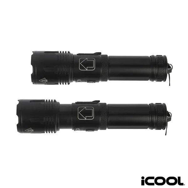 iCOOL® Longmont Rechargeable 1000-Lumen Aluminum Tactical...... from ASI 67866 Logomark/Valumark
