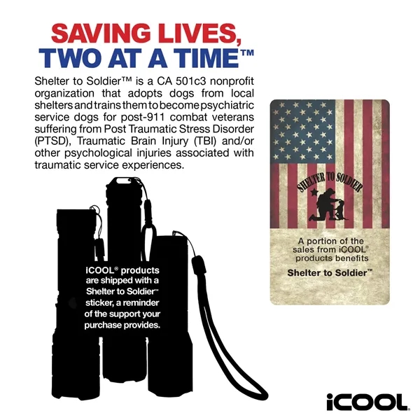 iCOOL® Longmont Rechargeable 1000-Lumen Aluminum Tactical...... from ASI 67866 Logomark/Valumark