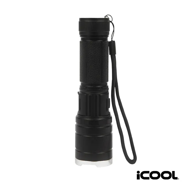 iCOOL® Telluride Rechargeable 480-Lumen Aluminum Tactical...... from ASI 67866 Logomark/Valumark