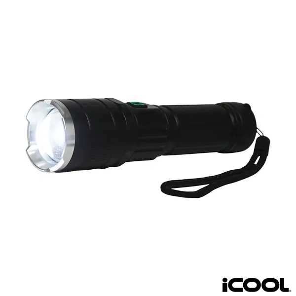 iCOOL® Telluride Rechargeable 480-Lumen Aluminum Tactical...... from ASI 67866 Logomark/Valumark