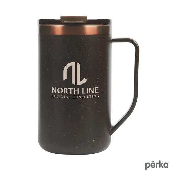 Perka® Guji 15 oz. Recycled Steel and Coffee Grounds Mug... from ASI 67866 Logomark/Valumark