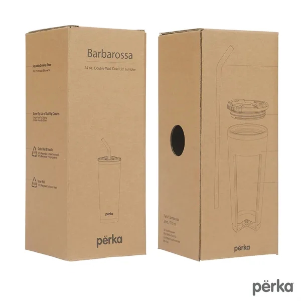 Perka® Barbarossa 24 oz. Recycled Steel and Coffee Ground...... from ASI 67866 Logomark/Valumark