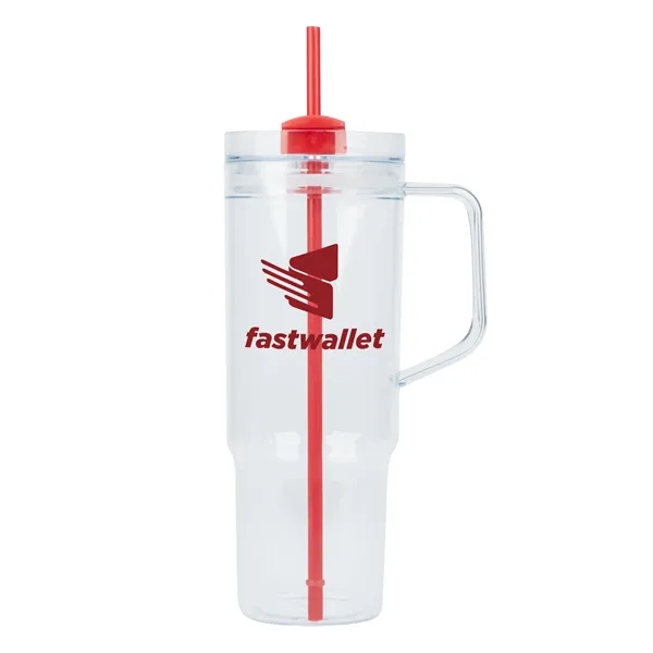 Oliver 40 oz. Clear AS Travel Mug... from ASI 67866 Logomark/Valumark