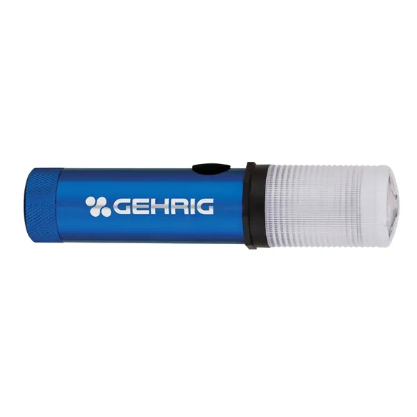 1.25" x 5.31" x 1.25 " aluminum LED aluminum emergency flashlight... from ASI 67866 Logomark/Valumark