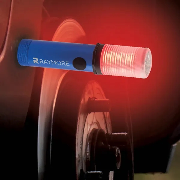 1.25" x 5.31" x 1.25 " aluminum LED aluminum emergency flashlight... from ASI 67866 Logomark/Valumark