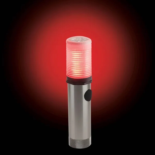 1.25" x 5.31" x 1.25 " aluminum LED aluminum emergency flashlight... from ASI 67866 Logomark/Valumark