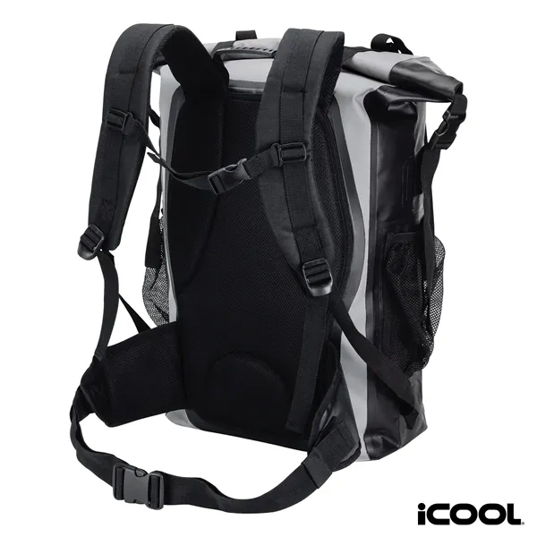 Waterproof cooler backpack; 42-qt capacity with removable 30-can PEVA-lined cooler.... from ASI 67866 Logomark/Valumark