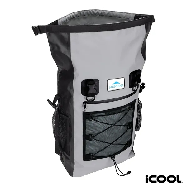 Waterproof cooler backpack; 42-qt capacity with removable 30-can PEVA-lined cooler.... from ASI 67866 Logomark/Valumark