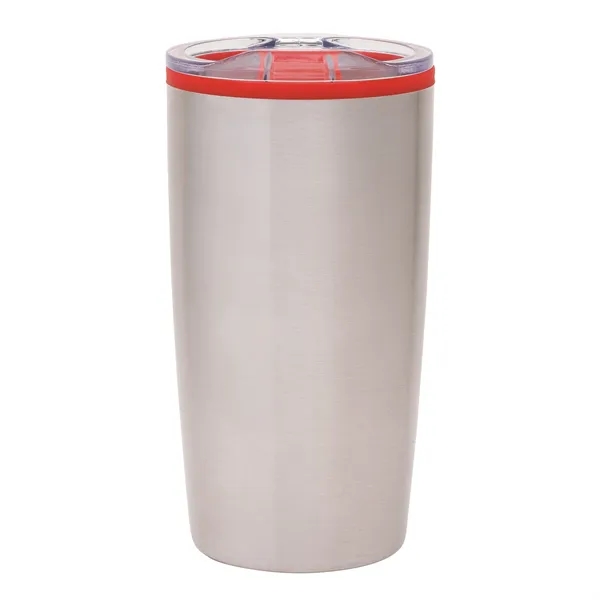 3.44" x 6.88" x 3.69" Outback 20-ounce double-wall stainless steel tumbler... from ASI 67866 Logomark/Valumark / Valumark™