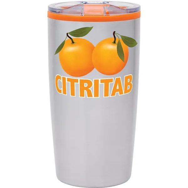 3.44" x 6.88" x 3.69" Outback 20-ounce double-wall stainless steel tumbler... from ASI 67866 Logomark/Valumark / Valumark™