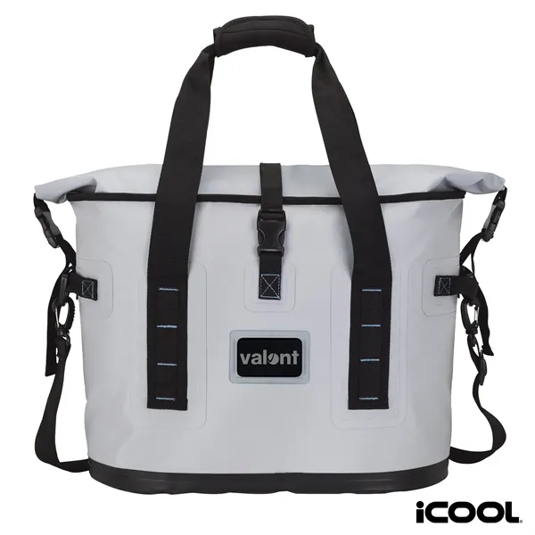 High-performance cooler bag; includes roll-down top, buckled straps, and adjustable/removable strap.... from ASI 67866 Logomark/Valumark