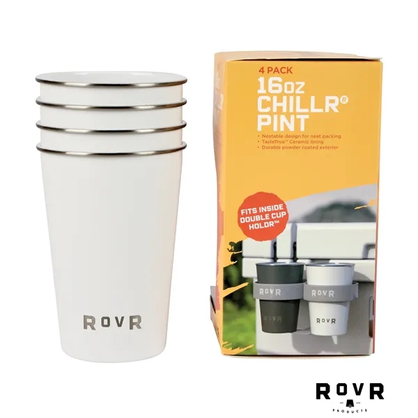 RovR® Pack of 4, 16 oz. Single Wall Beer Pints... from ASI 67866 Logomark/Valumark