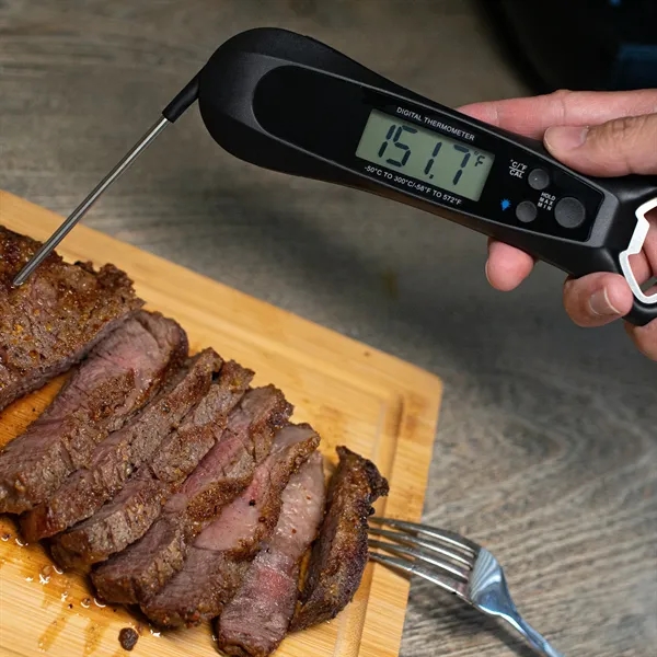 Mario IPX7 Digital BBQ Thermometer... from ASI 67866 Logomark/Valumark