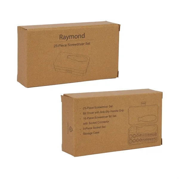 Raymond 25-Piece Screwdriver Tool Set... from ASI 67866 Logomark/Valumark