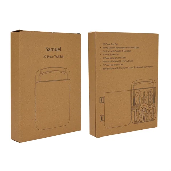 Samuel 22-Piece Home Tool Set... from ASI 67866 Logomark/Valumark