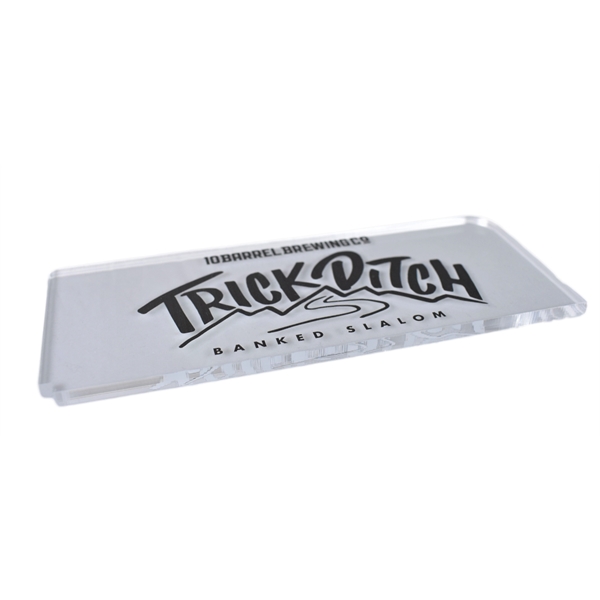 Acrylic scraper for removing wax from skis or snowboards.... from ASI 72657 Active Life Promo / Action Sports Promo