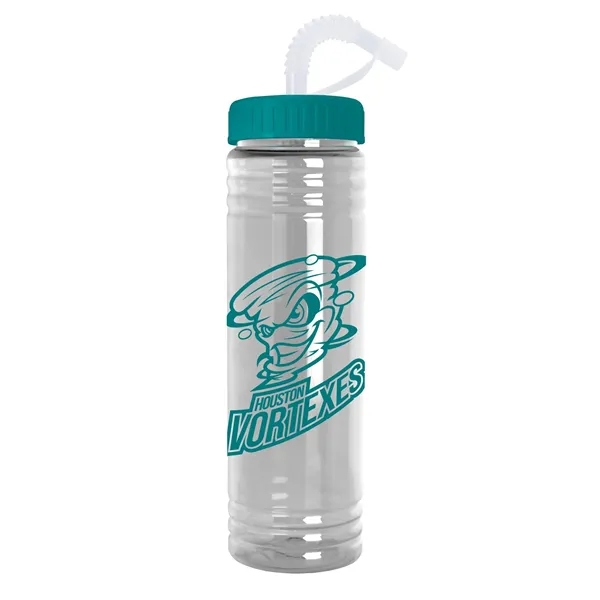Slim Fit Water Bottle With Straw Lid - 24 oz.... from ASI 40480 Koozie Group