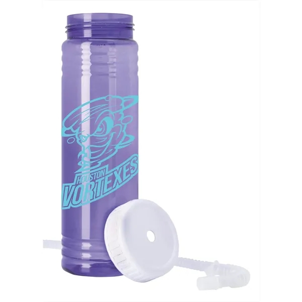 Slim Fit Water Bottle With Straw Lid - 24 oz.... from ASI 40480 Koozie Group