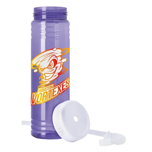 Slim Fit Water Bottle With Straw Lid - 24 oz.... from ASI 40480 Koozie Group