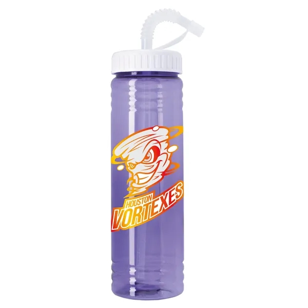 Slim Fit Water Bottle With Straw Lid - 24 oz.... from ASI 40480 Koozie Group