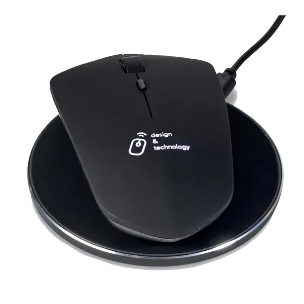 SCX Design™ Wireless Charging Mouse & Wireless Charger... from ASI 40480 Koozie Group
