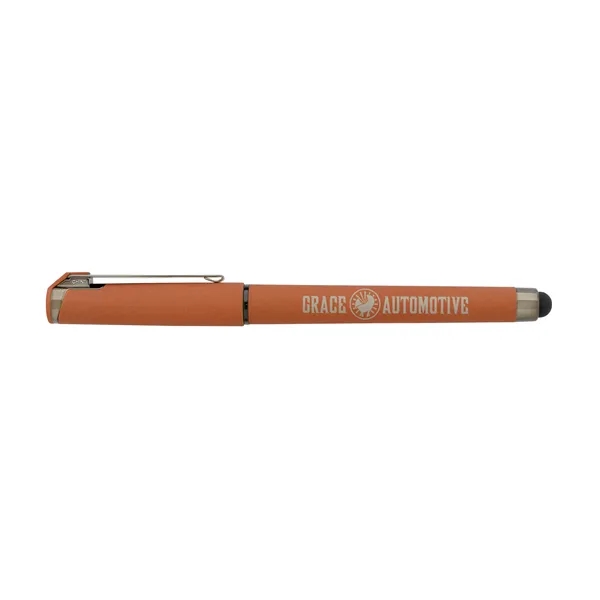 Good Value™ Cali Stylus Gunmetal Suede RABS Pen... from ASI 40480 Koozie Group