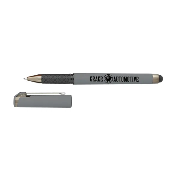 Good Value™ Cali Stylus Gunmetal Suede RABS Pen... from ASI 40480 Koozie Group