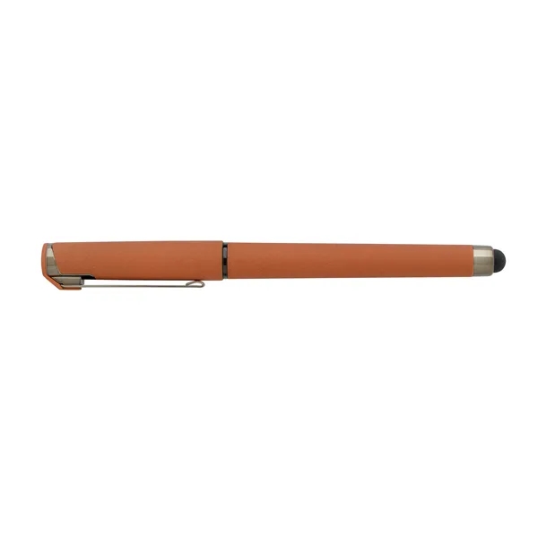Good Value™ Cali Stylus Gunmetal Suede RABS Pen... from ASI 40480 Koozie Group