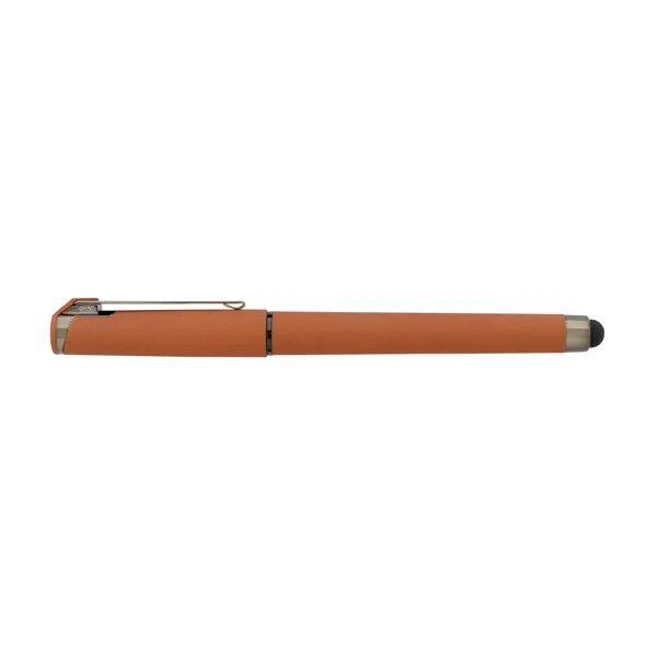 Good Value™ Cali Stylus Gunmetal Suede RABS Pen... from ASI 40480 Koozie Group