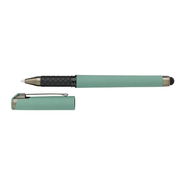 Good Value™ Cali Stylus Gunmetal Suede RABS Pen... from ASI 40480 Koozie Group