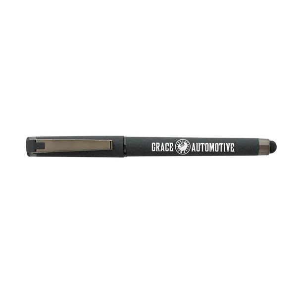 Good Value™ Cali Stylus Gunmetal Suede RABS Pen... from ASI 40480 Koozie Group