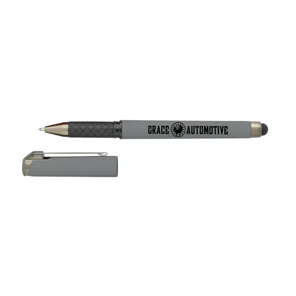 Good Value™ Cali Stylus Gunmetal Suede RABS Pen... from ASI 40480 Koozie Group