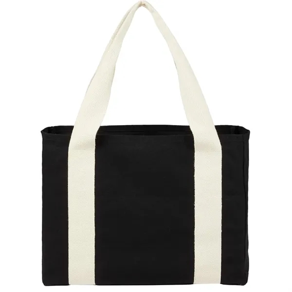 Black Cotton Tote w/ Cotton Handles... from ASI 66887 PCNA / Leeds