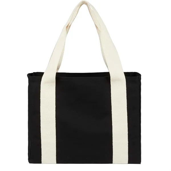 Black Cotton Tote w/ Cotton Handles... from ASI 66887 PCNA / Leeds