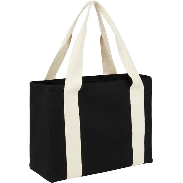 Black Cotton Tote w/ Cotton Handles... from ASI 66887 PCNA / Leeds