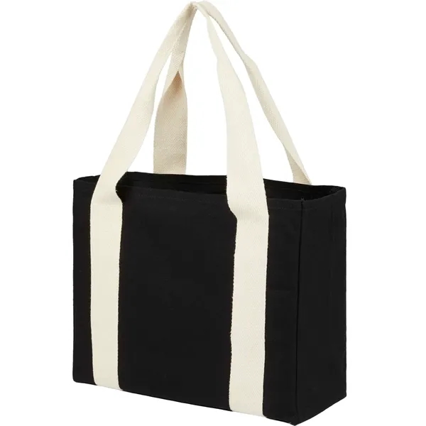 Black Cotton Tote w/ Cotton Handles... from ASI 66887 PCNA / Leeds