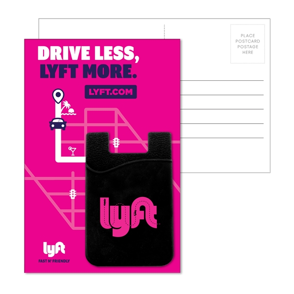 Customizable 6" x 4" full-color postcard with 2.125" x 3.5" silicone... from ASI 90807 Tekweld