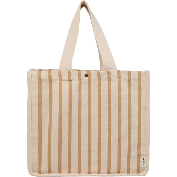 FEED Striped Carry Tote... from ASI 66887 PCNA / Leeds
