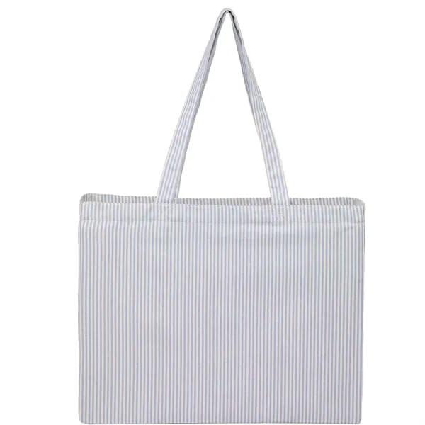 Striped Pacific Recycled Cotton Shopper Tote... from ASI 66887 PCNA / Leeds
