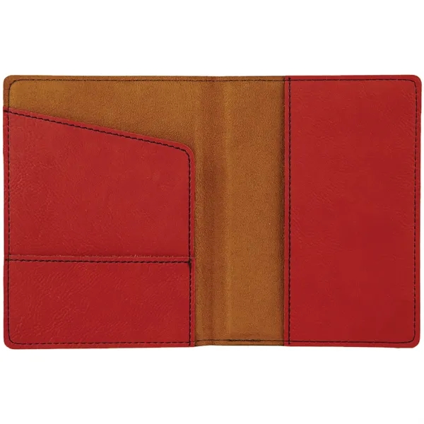 4 1/2 " x 5 1/2" red PU leatherette passport holder... from ASI 74601 Calico