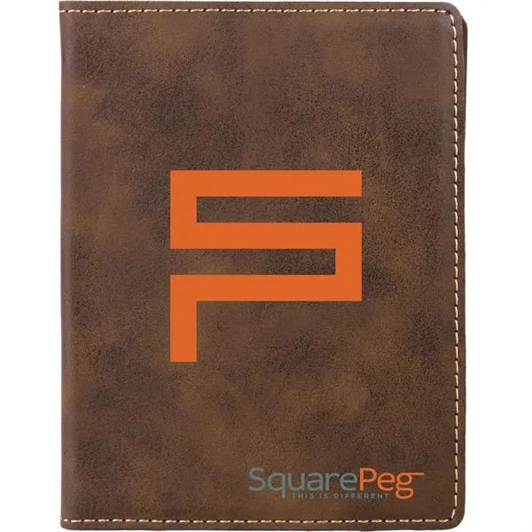 4 1/2" x 5 1/2" rustic brown passport holder with three... from ASI 74601 Calico