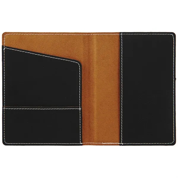 4 1/2" x 5 1/2" black passport holder with three slots... from ASI 74601 Calico