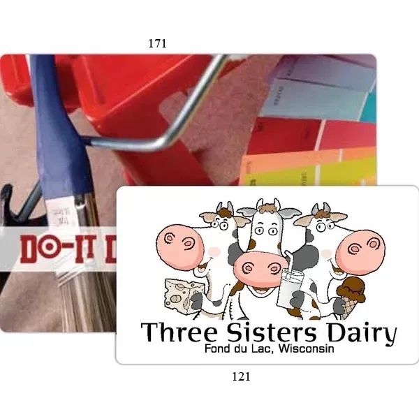 Rectangle-shaped one-color printed label available in multiple sizes.... from ASI 66040 Label Works / Label Works®