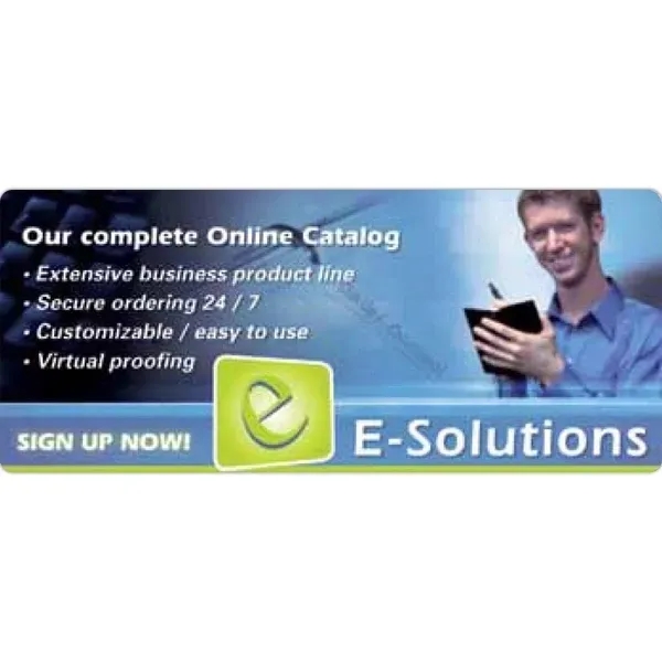 Rectangle-shaped one-color printed label available in multiple sizes.... from ASI 66040 Label Works / Label Works®