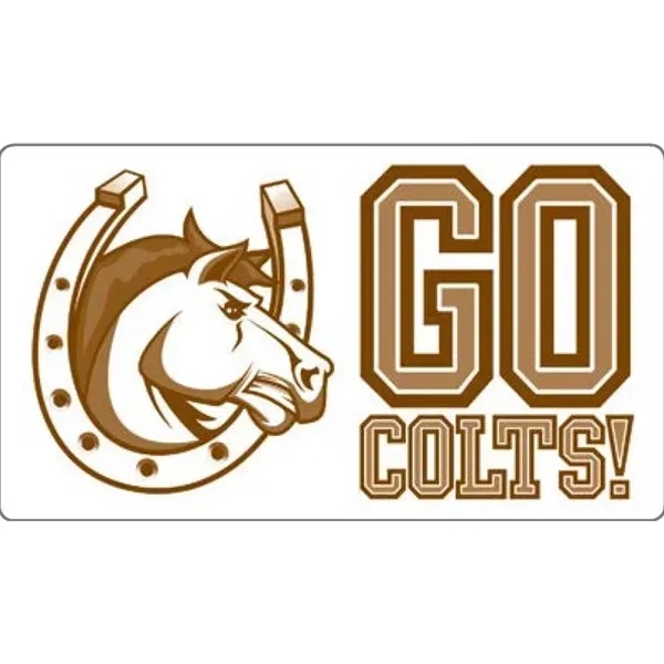 Four color process label with a rectangular shape.... from ASI 66040 Label Works / Label Works®