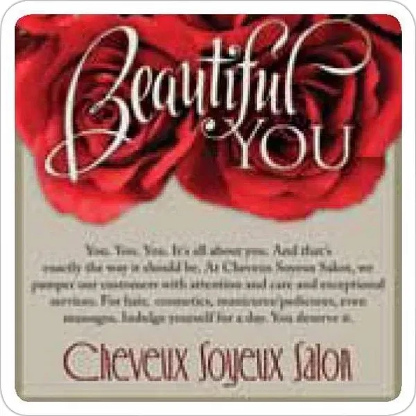 Square Shaped Four Color Repositionable Window Decals.... from ASI 66040 Label Works